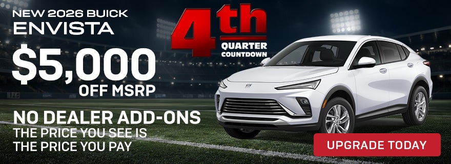 $5000 off MSRP on the New Buick 2026 Envista